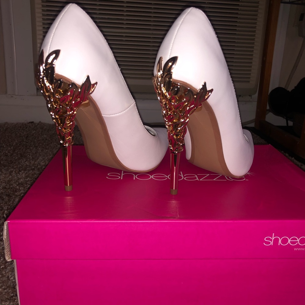 White Esperanza heels